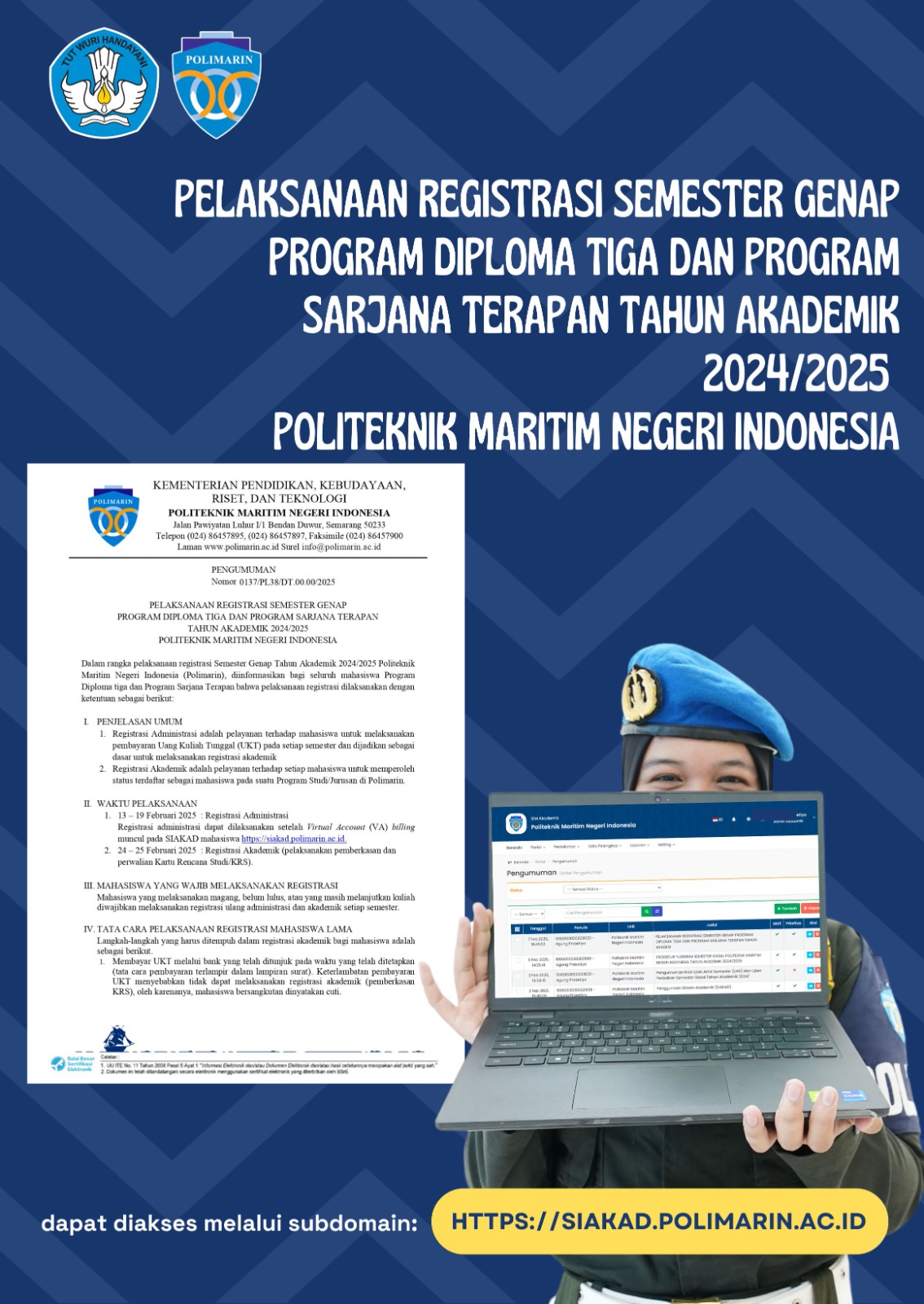 registrasi semester genap